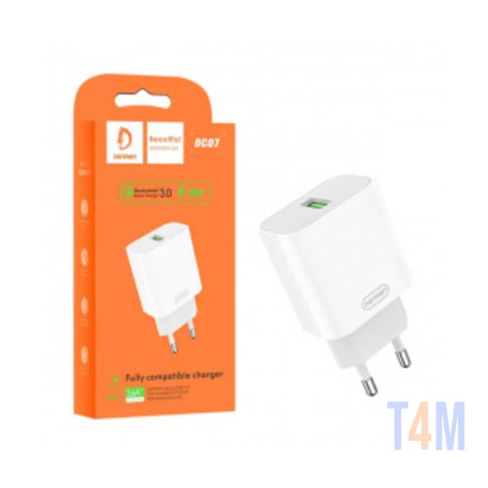 ADAPTADOR DENMEN DC07 3.6A BRANCO